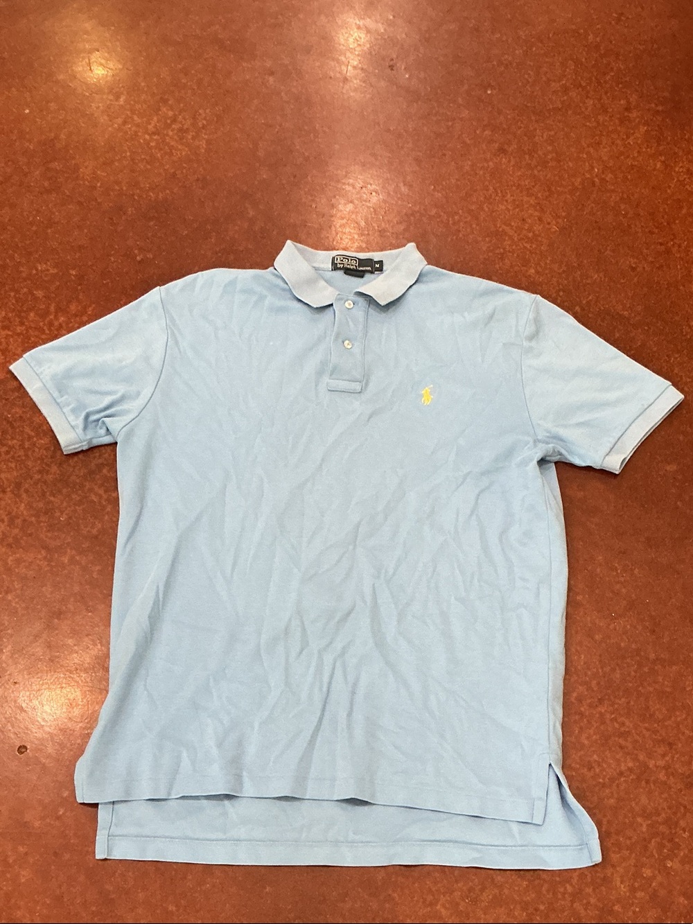 Ralph Lauren Light Blue Polo with White Trim